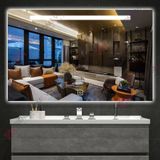 Gương led cảm ứng 2 chức năng: công tắc cảm ứng 1 chạm và sấy gương