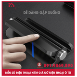 Bảng gắn số điện thoại phản quang ban đêm có Giá đỡ tiện dụng