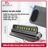 Bảng gắn số điện thoại phản quang ban đêm có Giá đỡ tiện dụng