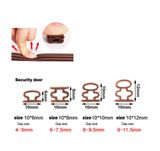 Gioăng dán cánh cửa loại cao cấp siêu dính type D 2 lớp dày 10-15mm, ron cửa chuyên dụng thế hệ mới chống va đập cánh cửa hình, gioăng cộng chống va đập