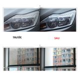 Dung dịch tẩy ố mốc kính nhà tắm, chất vệ sinh làm sạch căn canxi trên kính, v-vaxy làm sạch kính