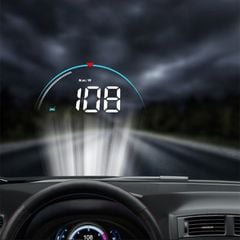 Thiết bị hiển thị tốc độ trên kính lái HUD dành cho ô tô xe hơi sử dụng cổng OBD hoặc USB tiện lợi và hiện đại