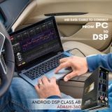 DSP Android Alchimist ADA6H 360 Amply ô tô có Bluetooth lossless 5.1 Chỉnh App cắt tần chuyên nghiệp
