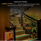 Quận Băng Keo PVC Dạ Quang Chống Trơn Trượt cầu thang Độ Bám Cao phát sáng trong bóng tối, nẹp phản quang dán chân tường