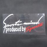 Tem dán decal Sport mind  prodeced by Sports cỡ đại 32 x 12 xe hơi ô tô đầy đủ màu sắc | Phụ kiện ô tô