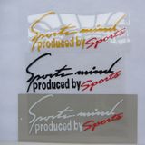 Tem dán decal Sport mind  prodeced by Sports cỡ nhỏ 20 x 10 xe hơi ô tô đầy đủ màu sắc | Phụ kiện ô tô