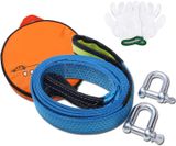 Dây đai kéo ô tô siêu bền loại 3 hoặc 5 mét cáp cứu hộ xe hơi siêu bền tài trọng lớn