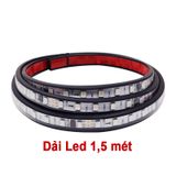 Dải Led 1.5m/2m Trang Trí Xe Tải Streamer Thanh Ánh Sáng Nhấp Nháy dòng Chảy Dải Ánh Sáng 24V Xe Ô Tô Xe Tải Đèn Chỉ Báo Ánh Sáng RGB