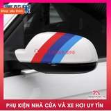 Decal dán xe thể thao phong cách BMW M sport, cờ ý, đức, pháp, loại cao cấp độ bền cao