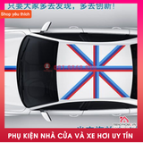 Decal dán xe thể thao phong cách BMW M sport, cờ ý, đức, pháp, loại cao cấp độ bền cao
