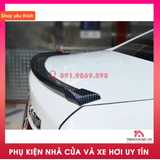 Đuôi Gió, Cánh Lướt Gió Cao Su Vân Carbon 3D Xe Ô Tô Phong Cách Thể Thao