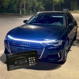 Dây đèn led chạy đuổi dán nắp capo độ đèn xe đơn giản kiểu Audi chống thấm nước