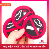 Decal cấm hút thuốc no smoking loại xịn cao su mềm dày dặn phù hợp gắn trên mọi bề mặt,logo cấm hút thuốc