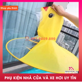 Áo mưa con vịt, áo mưa ngộ nghĩnh, áo mưa dễ thương, | Phụ kiện cho bé yêu tới lớp hoặc đút vào balo mỗi ngày