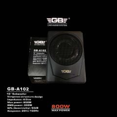 Sub Gầm Ghế ô tô Công Suất Cao GB A102 800W SUB Siêu Xịn Đầy Đủ Phụ Kiện