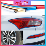 Nẹp chỉ viền bánh xe, nẹp chống xước lazang xe hơi,cao su dán viền trang trí bánh ô tô cuộn 8m chất lượng cao