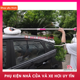 Chổi rửa xe chuyên dụng bông mềm màu trắng cán dài bán buôn giá rẻ