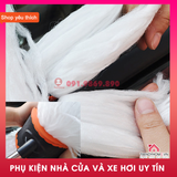 Chổi rửa xe chuyên dụng bông mềm màu trắng cán dài bán buôn giá rẻ