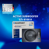 Loa sub gầm ghế ô tô Blaupunkt GTr 8100A, bass 8'', 250W, kích thước nhỏ gọn, bảo hành 12 tháng Âm Bass Đức siêu trầm