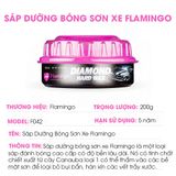 Sáp Nano Dưỡng Bóng Sơn Xe - Xóa Xước Dăm Flamingo F042 200g