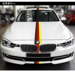 Decal dán xe thể thao phong cách BMW M sport, cờ ý, đức, pháp, loại cao cấp độ bền cao