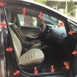 Gioăng cao su đen Lõi thép thay nguyên bản cho xe ô tô chất liệu ECPD thay thế cho gioăng cốp xe, cửa xe ô tô cách âm chống ồn xe ô tô