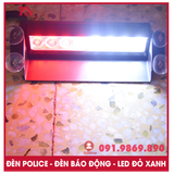 Đèn chớp xanh đỏ, đèn khẩn cấp cho xe hơi, đèn nháy báo động xanh đỏ phiên bản cao cấp vỏ kim loại