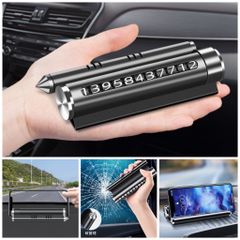 Bảng số điện thoại kiêm búa phá kính kèm lõi sáp thơm