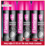 Sơn xịt phủ gầm xe hơi ô tô chống rỉ mọt bảo vệ gầm xe, Flamingo rubberized undercoat F021 hỗ trợ cách âm 3M