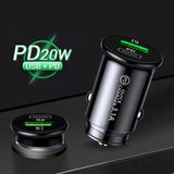 Tẩu Sạc Nhanh Hai Cổng Qc USB 3.0 Và Type C Pd 45W Cho Điện Thoại, máy tính trên xe ô tô điện 12V hoặc xe tải 24V