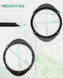 Dưỡng loa Mazda, đế loa cánh ô tô cho ô tô vòng đệm đế dưỡng loa cánh size 6.5inch - 160mm