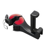 Móc treo đồ trên ô tô gài trước sau ghế sành điệu kèm giá đỡ kẹp điện thoại trên xe tiện lợi