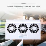 Quạt thông gió ô tô, quạt hút muì xe hơi bản nâng cấp dùng năng lượng mặt trời tích hợp pin lưu điện lắp ở cánh cửa