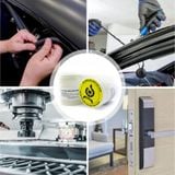 Mỡ bôi trơn bản lề cánh cửa ray trượt, chống dỉ sét, kèm bàn chải. mỡ trắng cao cấp