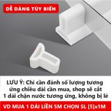Dải cao su silicon chặn nước cho nhà tắm size lớn 50x30 tiện dụng ngăn nước nhà tắm, khu rửa mặt cho gia đình