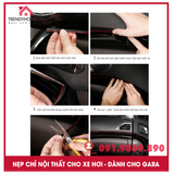 Chỉ viền trang trí nội thất ô tô (cuộn 5m) Chỉ nẹp viền nội thất xe hơi, dây viền trang trí nội thất ô tô, chỉ nội thất ô tô
