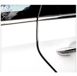 Nẹp u nhựa màu sắc chrome bạc, chrome đỏ, cacbon xám đen, Ron viền cánh cửa chữ U chống va đập dành cho xe hơi, ô tô