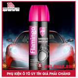 Sơn xịt phủ gầm xe hơi ô tô chống rỉ mọt bảo vệ gầm xe, Flamingo rubberized undercoat F021 hỗ trợ cách âm 3M