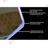 Gương led cảm ứng 2 chức năng: công tắc cảm ứng 1 chạm và sấy gương