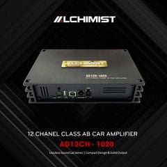 DSP 12 kênh tích hợp Amply Alchimist AD 12H 1020 định dạng APTX Bluetooth lossless cao cấp âm thanh Loa ô tô cao cấp Bộ xử lý âm thanh