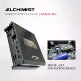 DSP Android Alchimist ADA6H 360 Amply ô tô có Bluetooth lossless 5.1 Chỉnh App cắt tần chuyên nghiệp