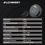Loa Sub Lốp Dự Phòng Alchimist ASW09W-1900 Loa Sub Siêu Trầm Lắp Bánh Sơ Cua độ Loa sub gầm