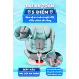 Ghế ngồi ôtô cho bé Ghế Xoay 360 độ An toàn đồng hành cùng bé mọi nẻo đường tiêu chuẩn Isofix & Latch cho bé từ 0 - 12 tuổi