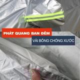 Bạt phủ xe tráng nhôm vải PEVA cao cấp phản quang siêu bền chống thấm chống bụi xe