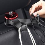 Móc treo đồ trên ô tô gài trước sau ghế sành điệu kèm giá đỡ kẹp điện thoại trên xe tiện lợi thiết kế chắc chắn cao cấp