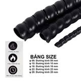 Dây Cáp Ống PE Bảo Vệ Sắp Xếp Cáp Ống Thủy Lực Cuộn Xoắn Ốc Ống Thủy Lực Sắp Xếp Cáp Bảo Vệ Dây Mới Chống Mài Mòn