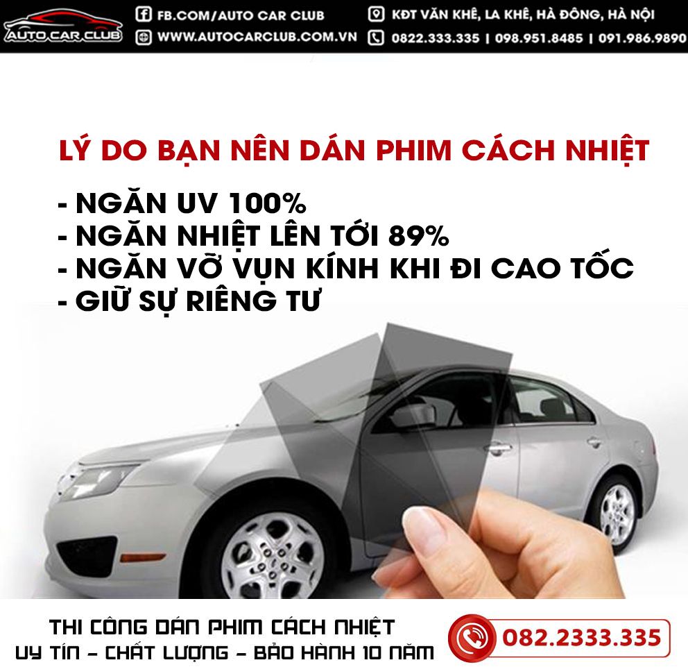 lý do bạn nên dán phim cách nhiệt