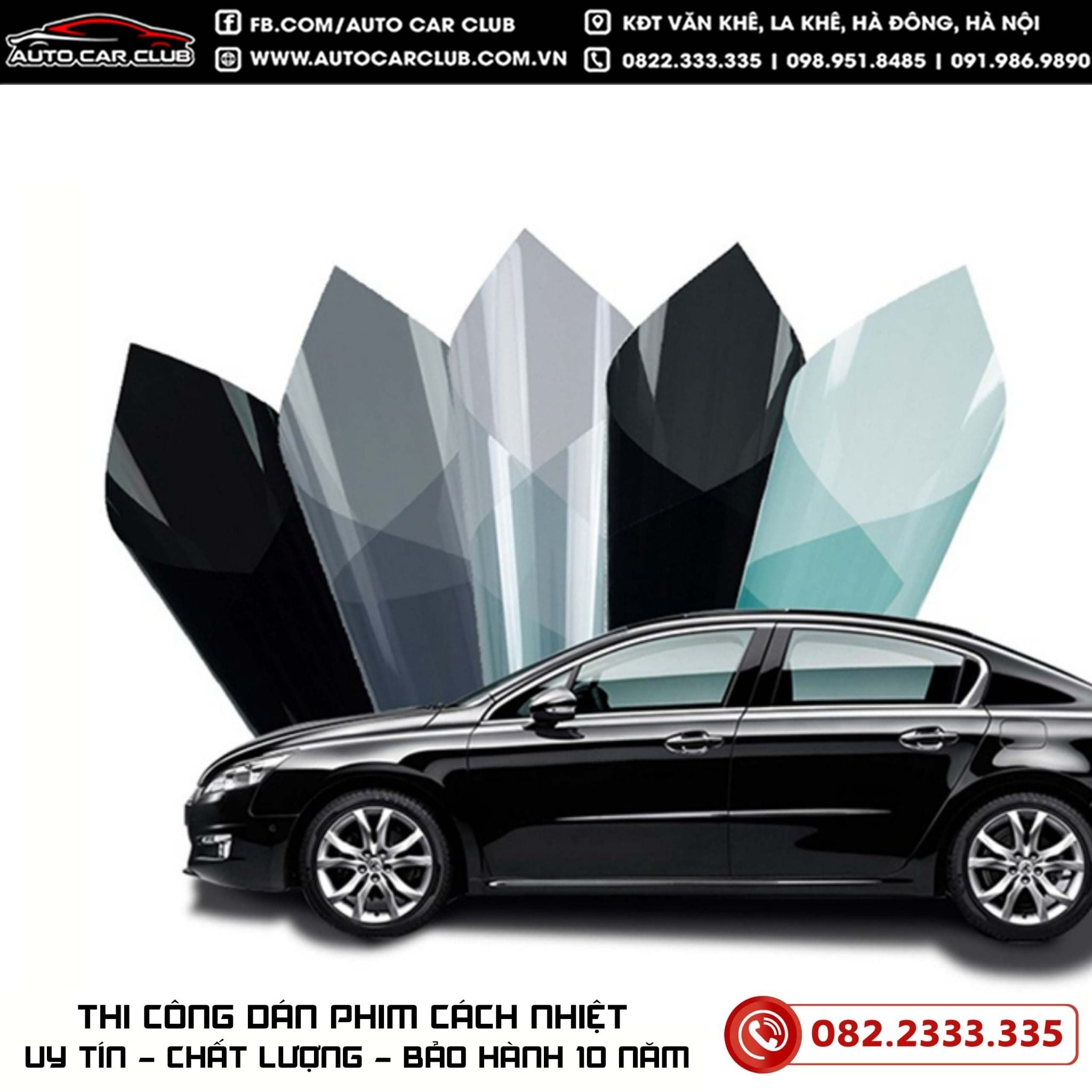 Dán phim cách nhiệt Classis kính sườn