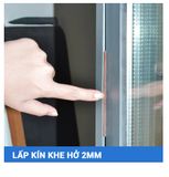 5m Gioăng cao su cửa gỗ có tác dụng cách âm, ngăn bụi, giảm va đập dán loại chữ I kích thước 9x2mm