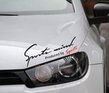 Tem dán decal Sport mind  prodeced by Sports cỡ nhỏ 20 x 10 xe hơi ô tô đầy đủ màu sắc | Phụ kiện ô tô